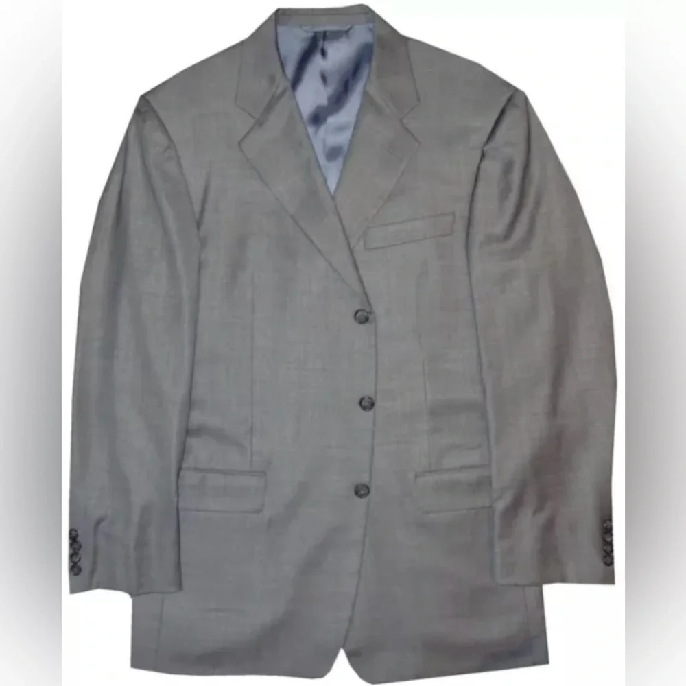 42R HICKEY FREEMAN JACKET BLACK LABEL GRAY WEAVE CANTERBURY 42 R PREOWNED MINT